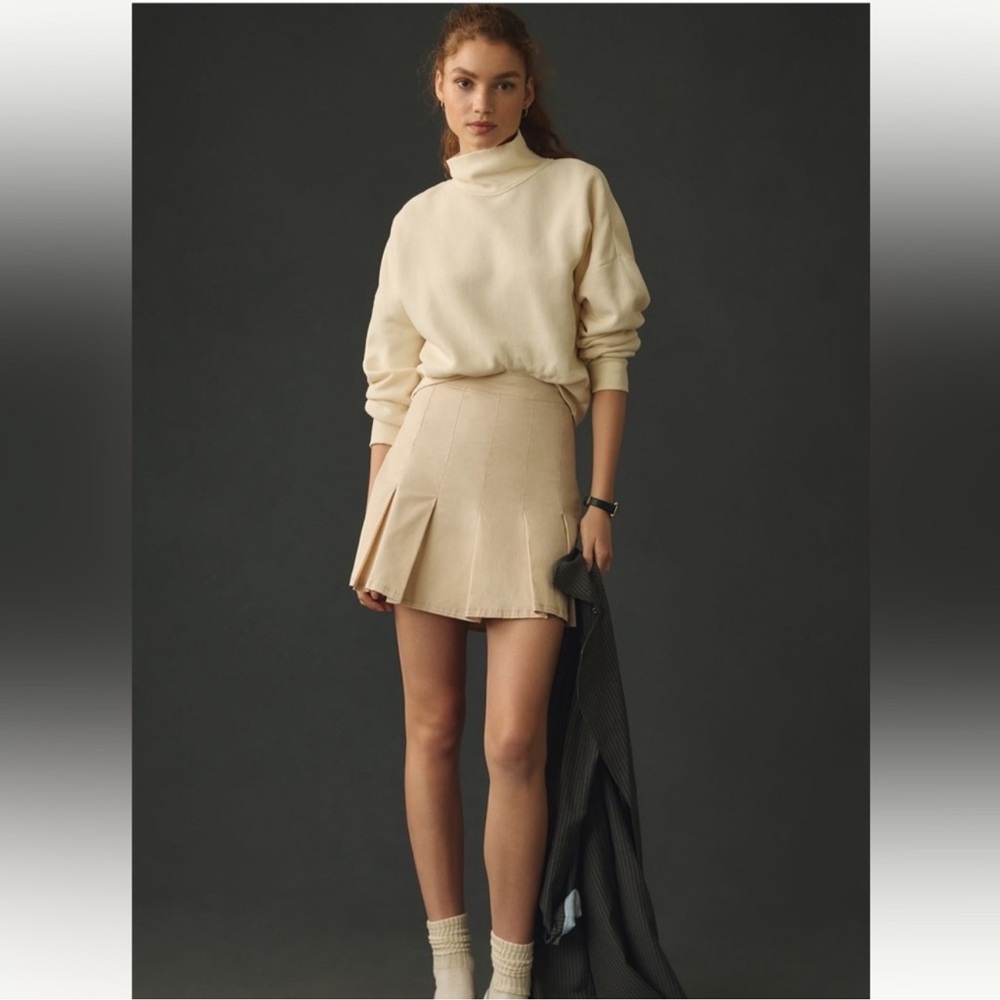 Anthropologie Pilcro Pleated Skirt